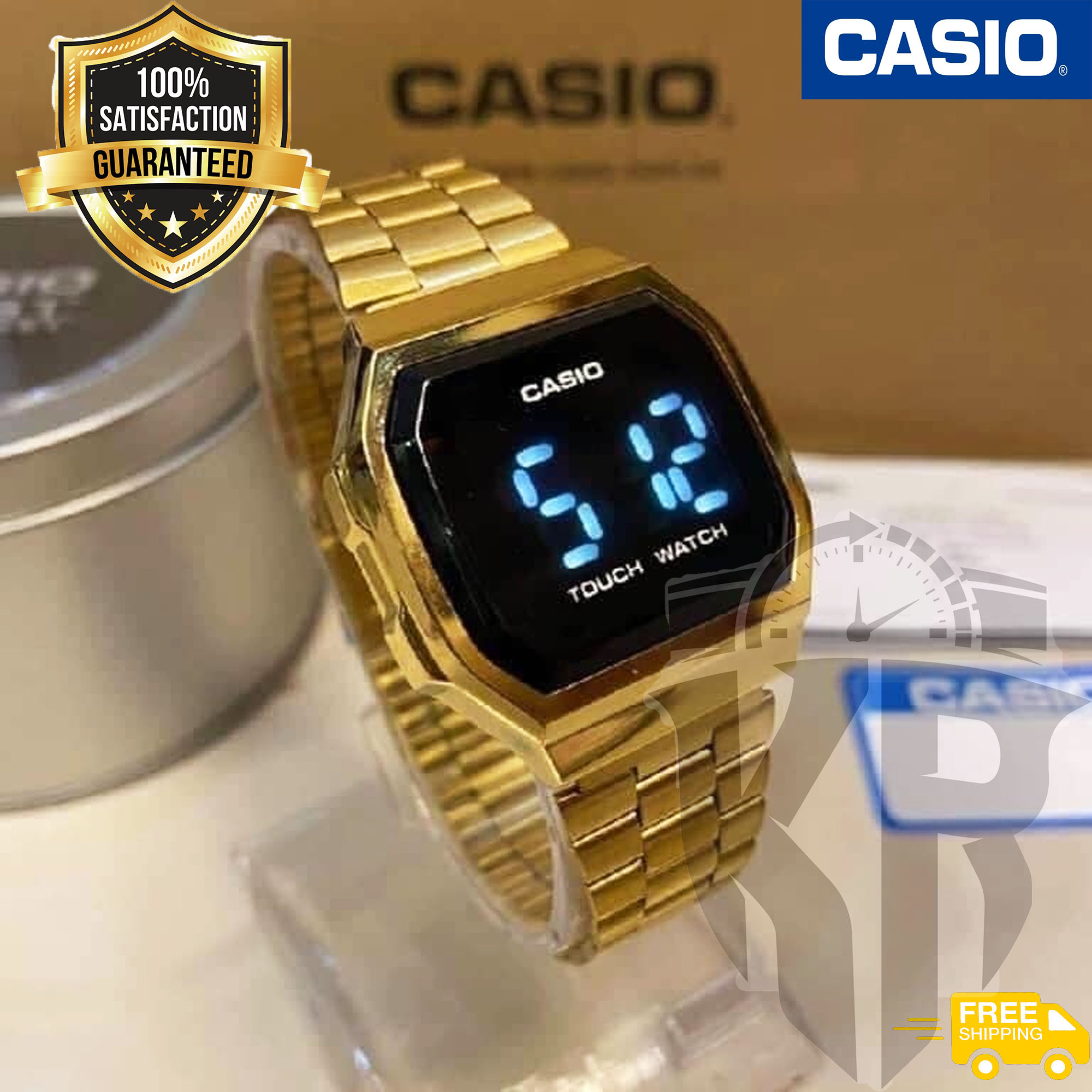 casio touch led watch
